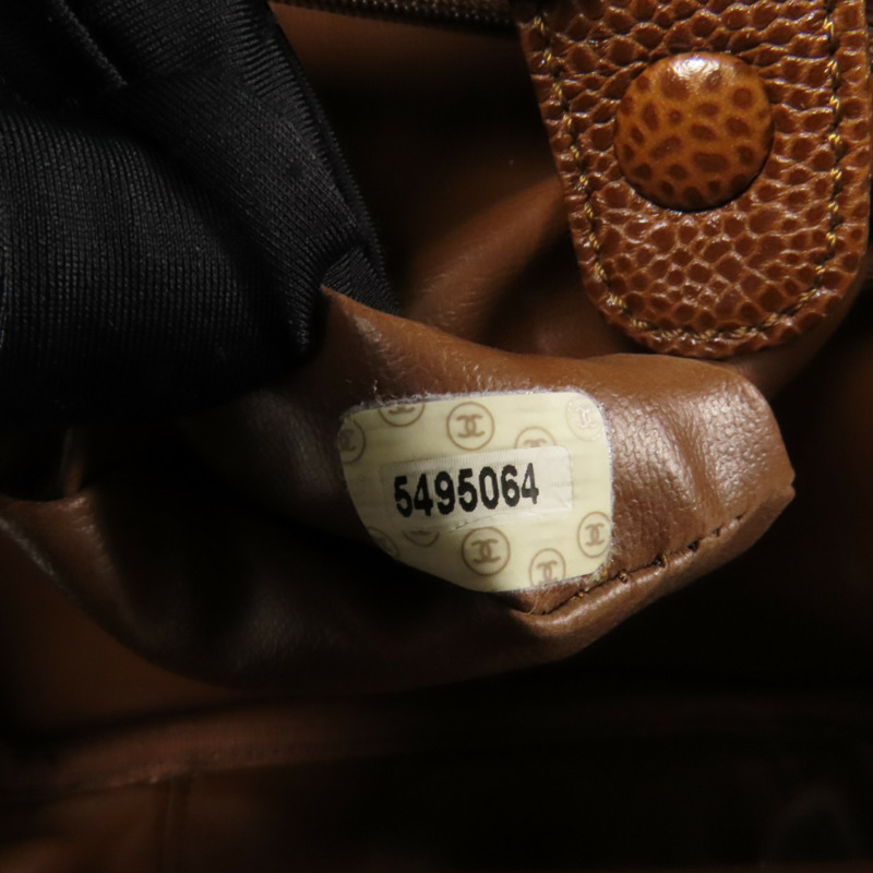 CHANEL 牛皮皮革Vintage Shoulder Bag金扣手挽肩背兩用袋-10