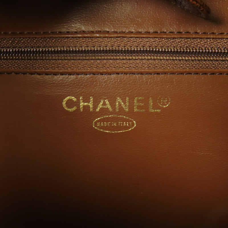 CHANEL 牛皮皮革Vintage Shoulder Bag金扣手挽肩背兩用袋-16