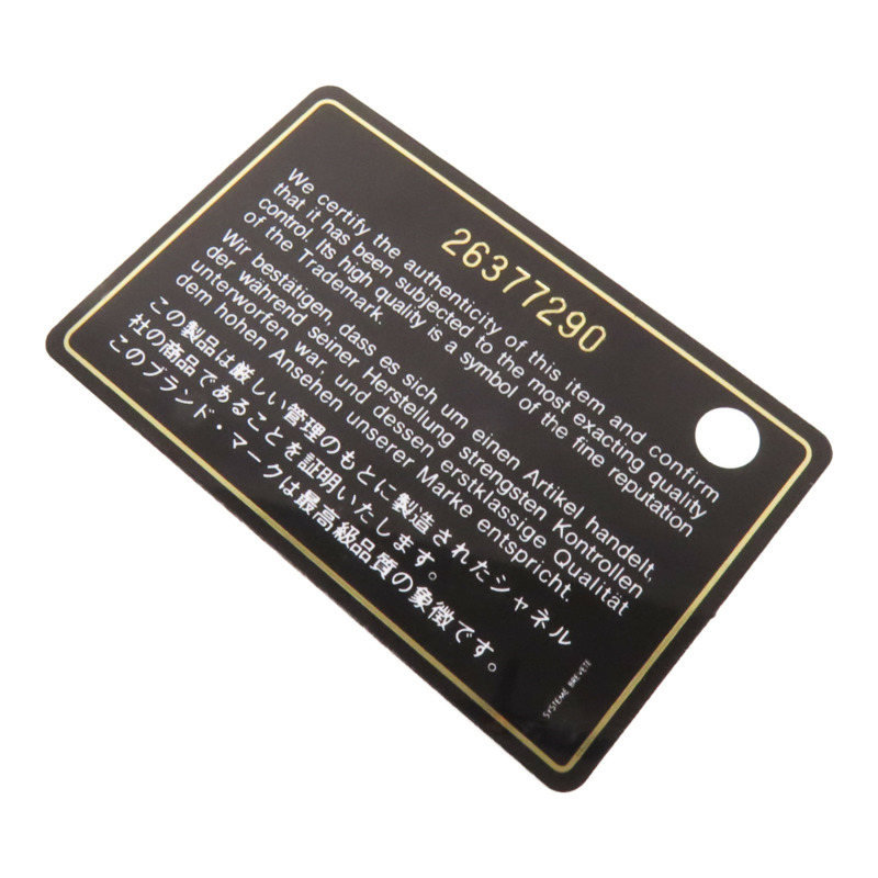 CHANEL 牛皮皮革/天鵝絨WOC Wallet On Chain金扣鏈帶肩背袋-10