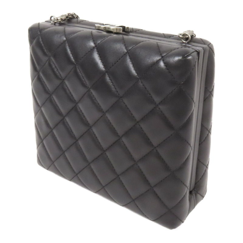 CHANEL 牛皮皮革Chain Shoulder鏈帶肩背袋-2