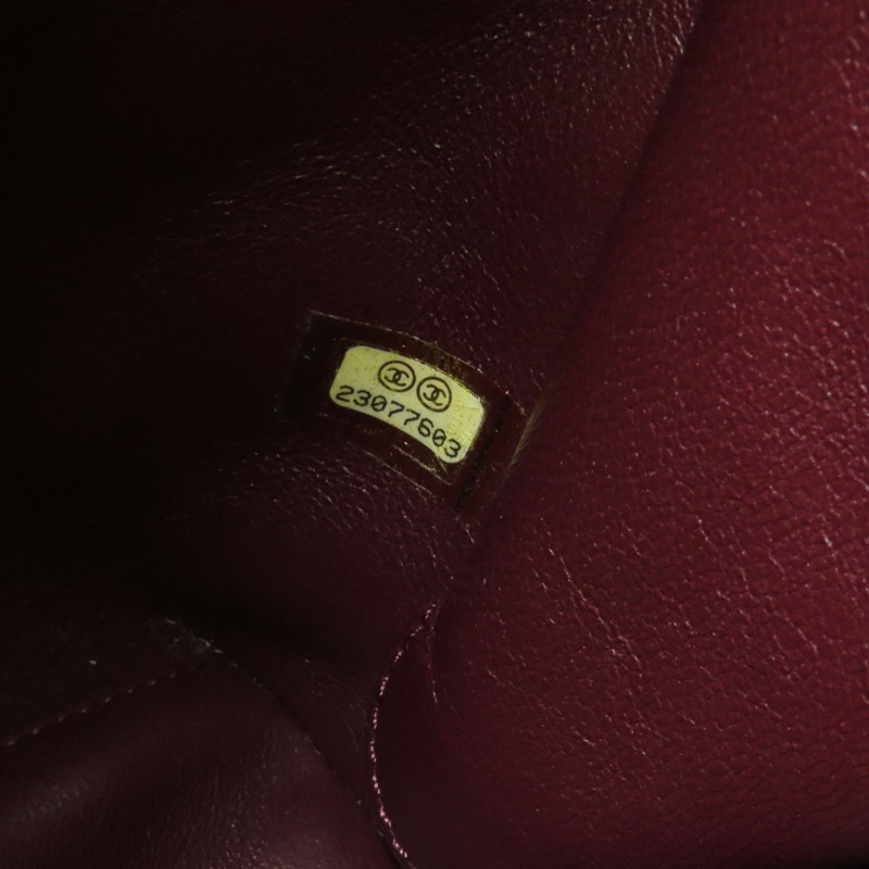 CHANEL 牛皮皮革Chain Shoulder鏈帶肩背袋-9