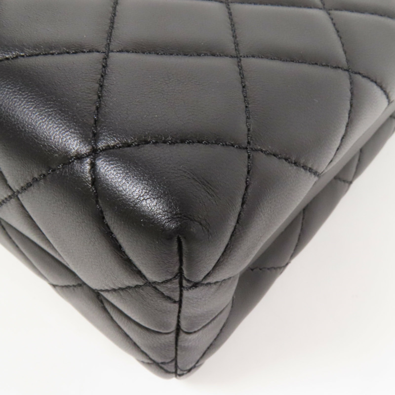 CHANEL 牛皮皮革Chain Shoulder鏈帶肩背袋-12