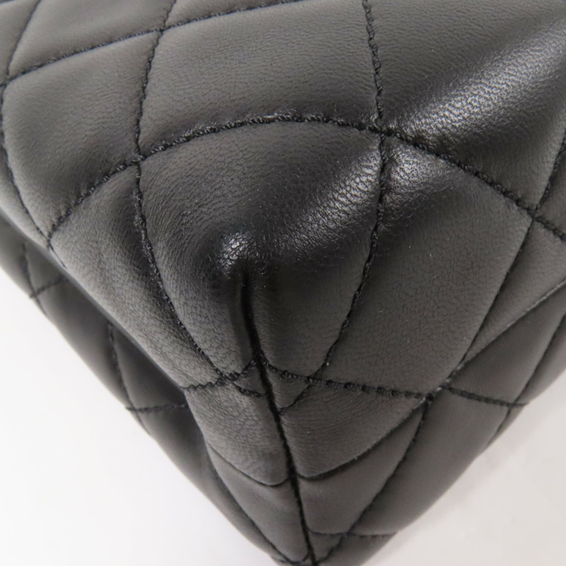 CHANEL 牛皮皮革Chain Shoulder鏈帶肩背袋-13