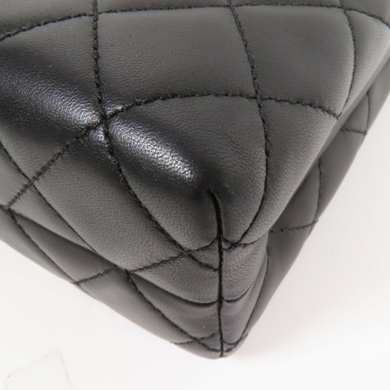 CHANEL 牛皮皮革Chain Shoulder鏈帶肩背袋-14