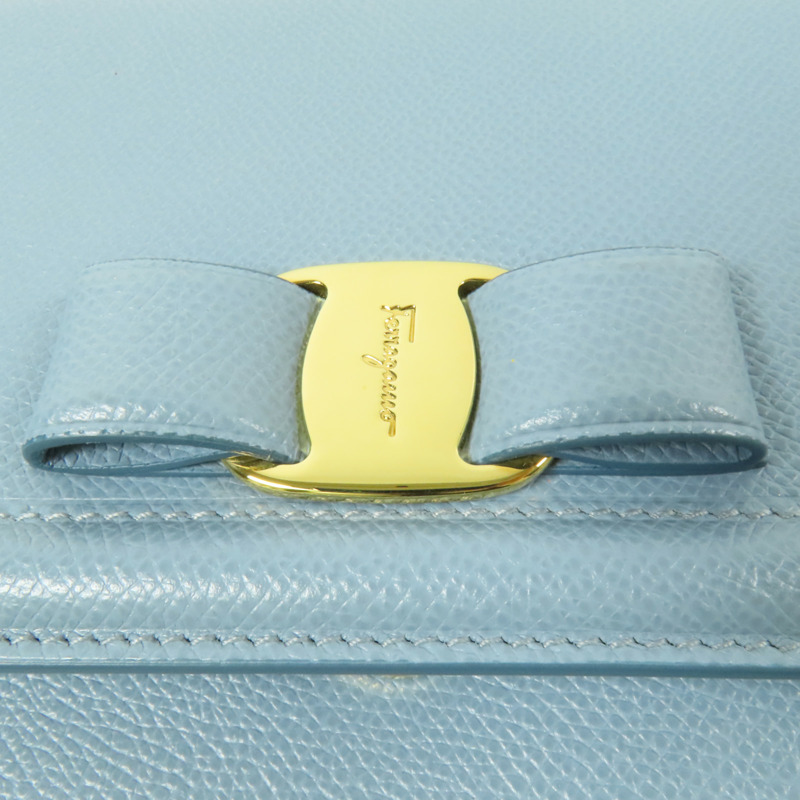 Salvatore Ferragamo 牛皮皮革Shoulder Bag金扣肩背袋-6