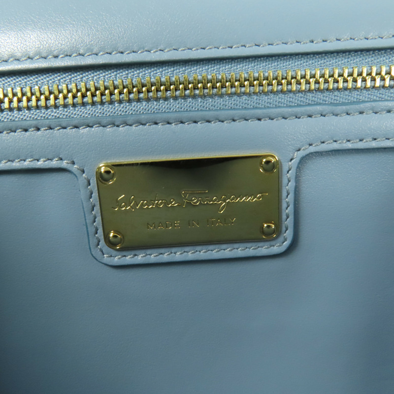 Salvatore Ferragamo 牛皮皮革Shoulder Bag金扣肩背袋-7