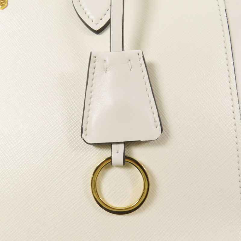 PRADA Saffiano皮革2Way Shoulder Bag金扣手挽肩背兩用袋-7