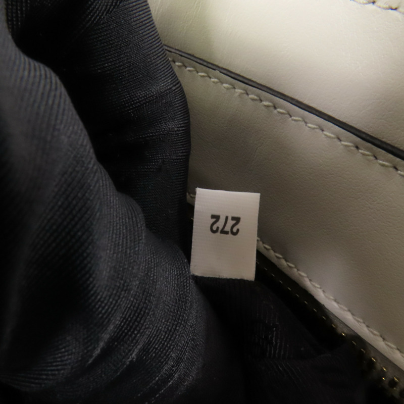 PRADA Saffiano皮革2Way Shoulder Bag金扣手挽肩背兩用袋-10