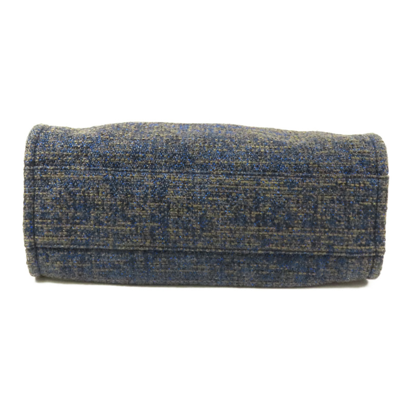 CHANEL Straw Small Deauville Tote Bag金扣鏈帶肩背袋-3