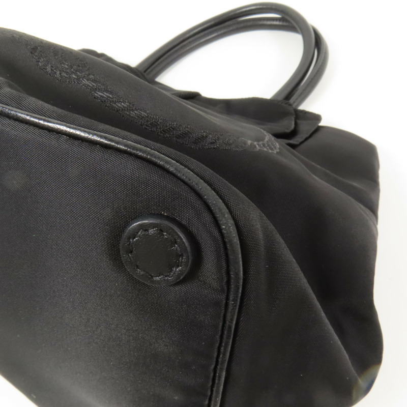 PRADA 尼龍Ribbon Motif金扣手挽肩背兩用袋-14