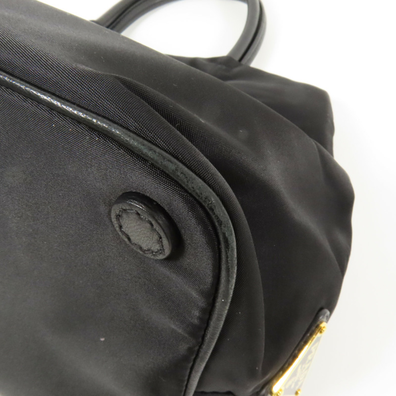 PRADA 尼龍Ribbon Motif金扣手挽肩背兩用袋-16