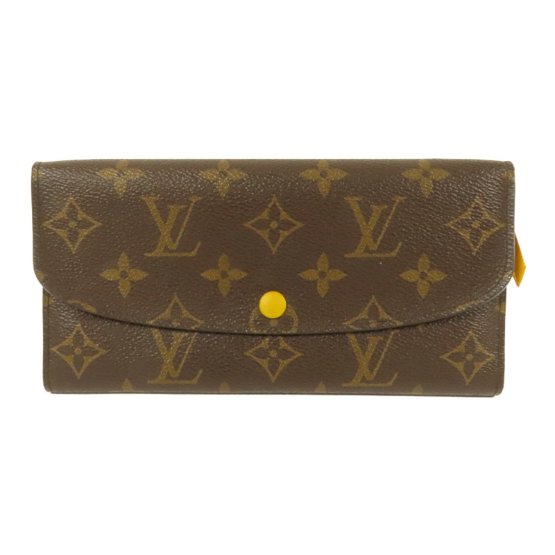 LOUIS VUITTON Monogram Emilie金扣長錢包-0