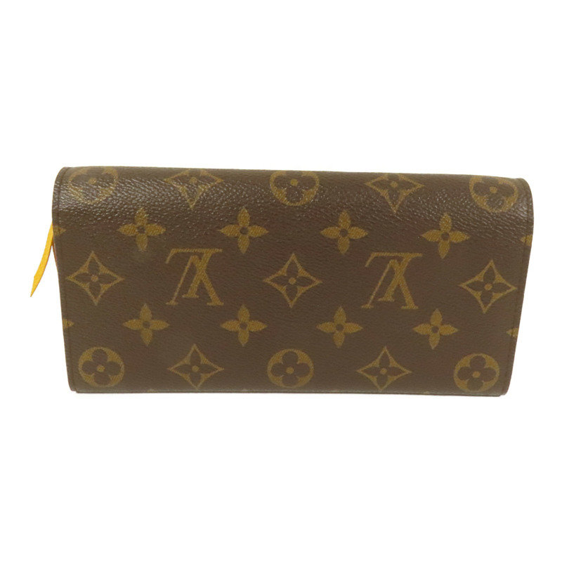 LOUIS VUITTON Monogram Emilie金扣長錢包-1