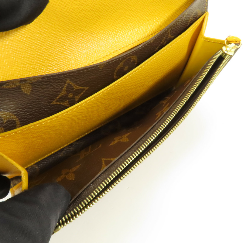 LOUIS VUITTON Monogram Emilie金扣長錢包-3