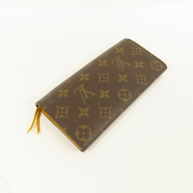 LOUIS VUITTON Monogram Emilie金扣長錢包-4