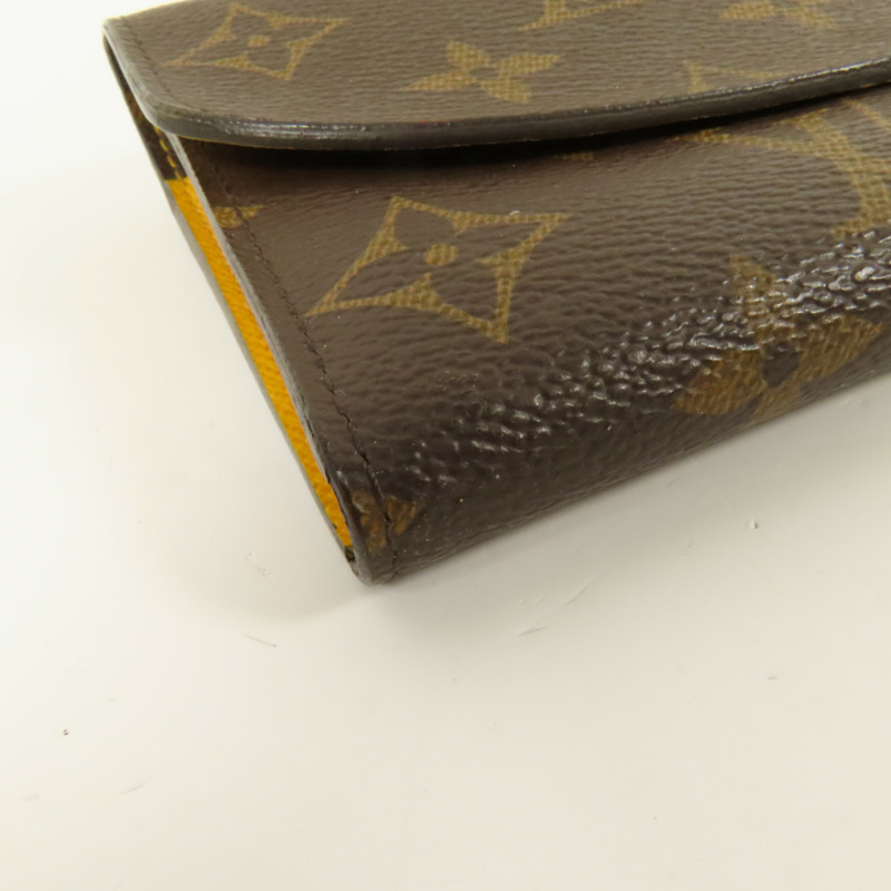 LOUIS VUITTON Monogram Emilie金扣長錢包-10