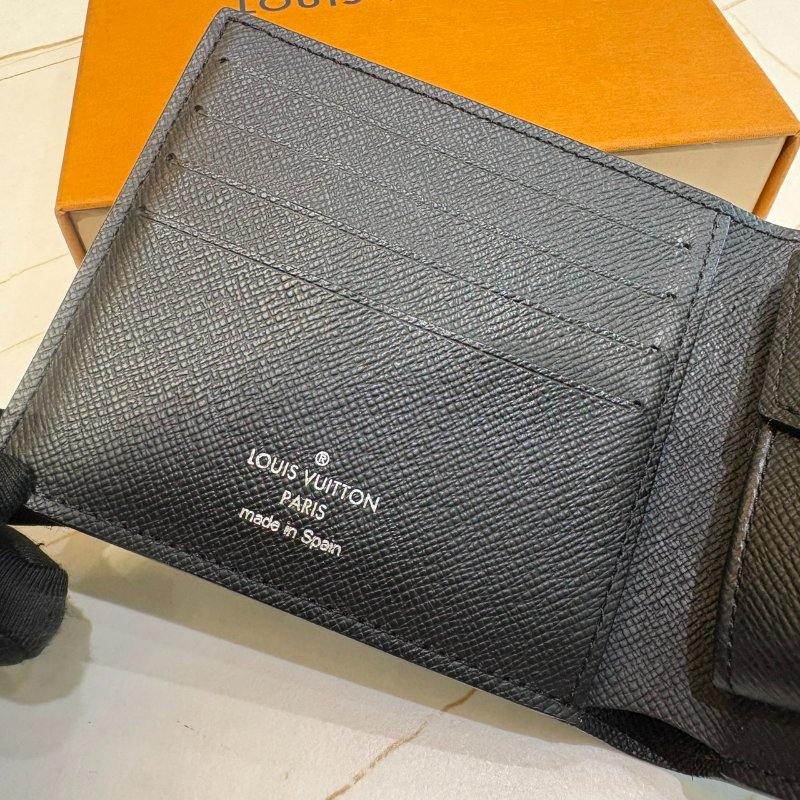 *SHIHNA名牌精品*Louis Vuitton路易威登 經典MARCO系列Eclipse帆布摺疊短夾-3