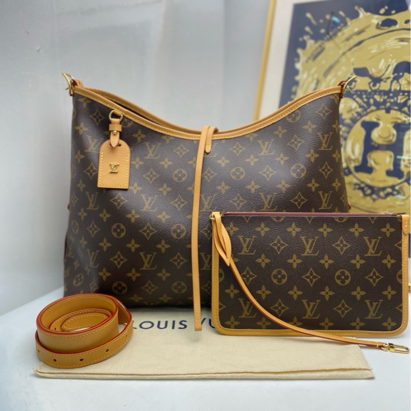 【近新閒置❤️】 Lv 老花carryall 中號 斜挎包 單肩包-1