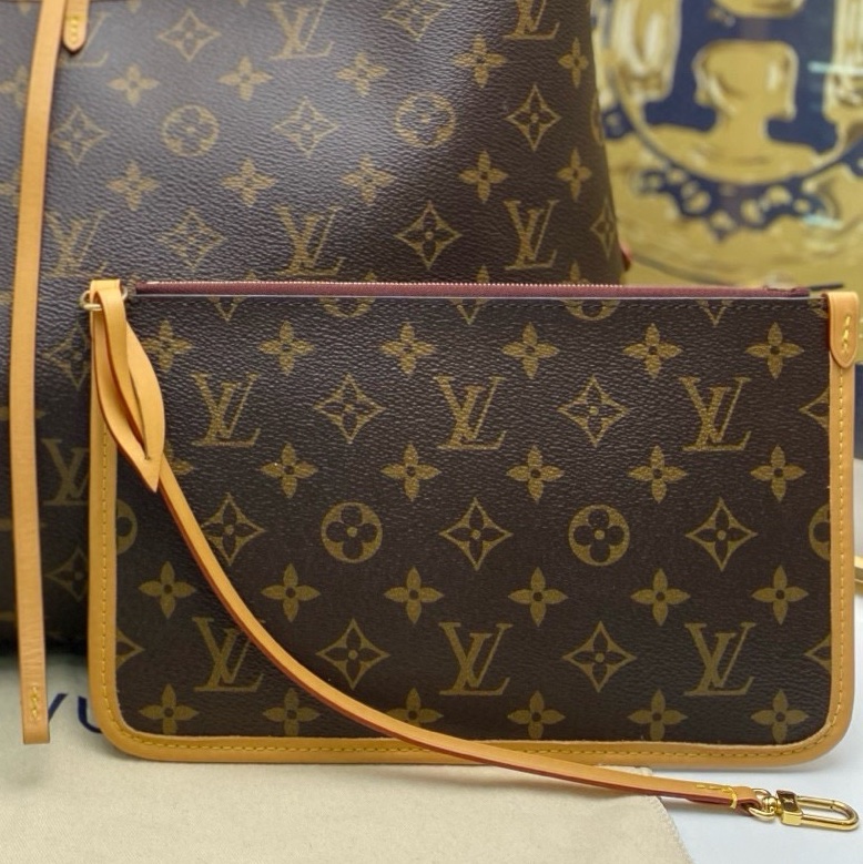 【近新閒置❤️】 Lv 老花carryall 中號 斜挎包 單肩包-3