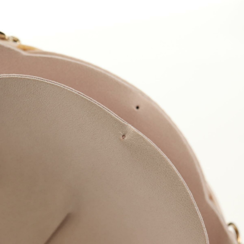 【日本直送】香奈兒山茶花鏈肩背包，緞麵粉紅金色雙C標誌，貨號150477V-2