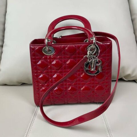 Dior Lady dior 五格戴妃包銀扣