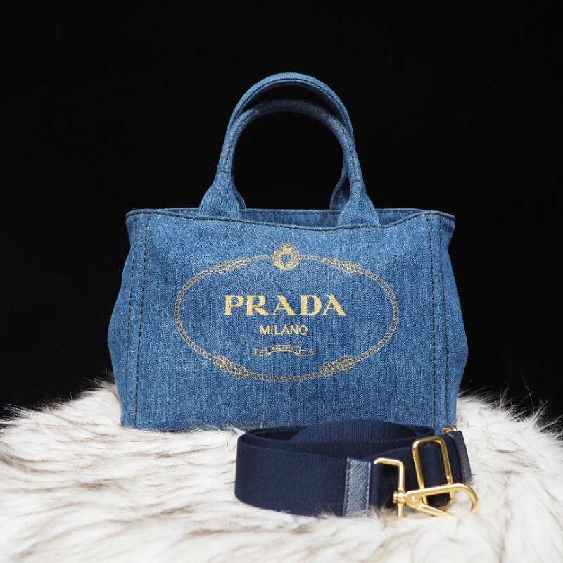 PRADA Canapa Denim 2way-0