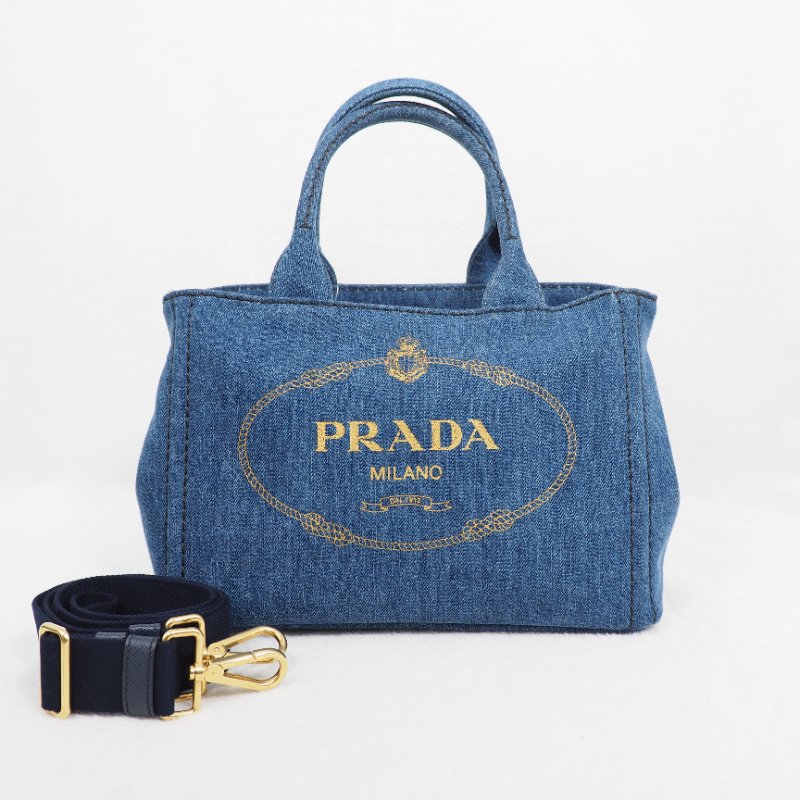 PRADA Canapa Denim 2way-1