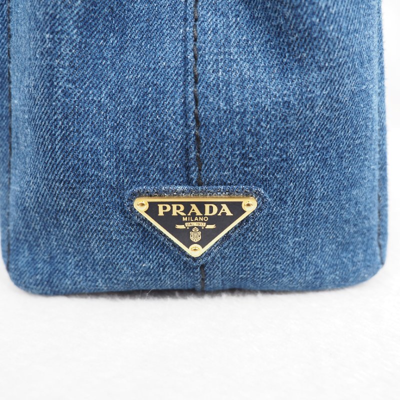 PRADA Canapa Denim 2way-13
