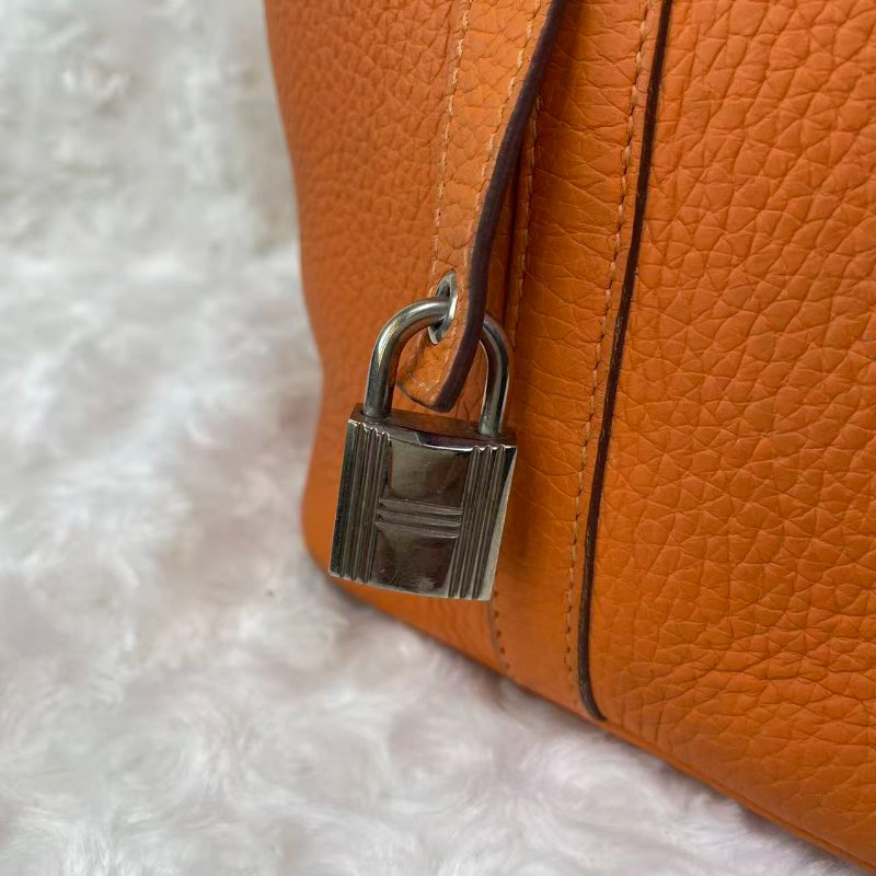 Hermes Picotin18橙色銀扣-2