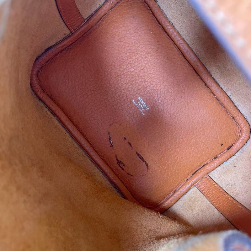 Hermes Picotin18橙色銀扣-4