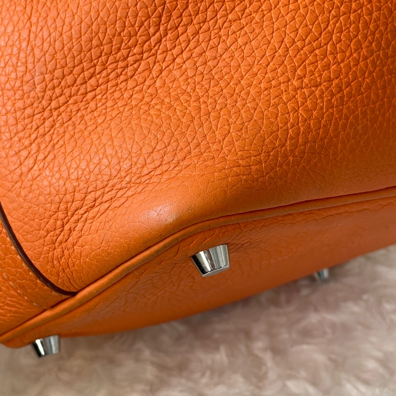 Hermes Picotin18橙色銀扣-5