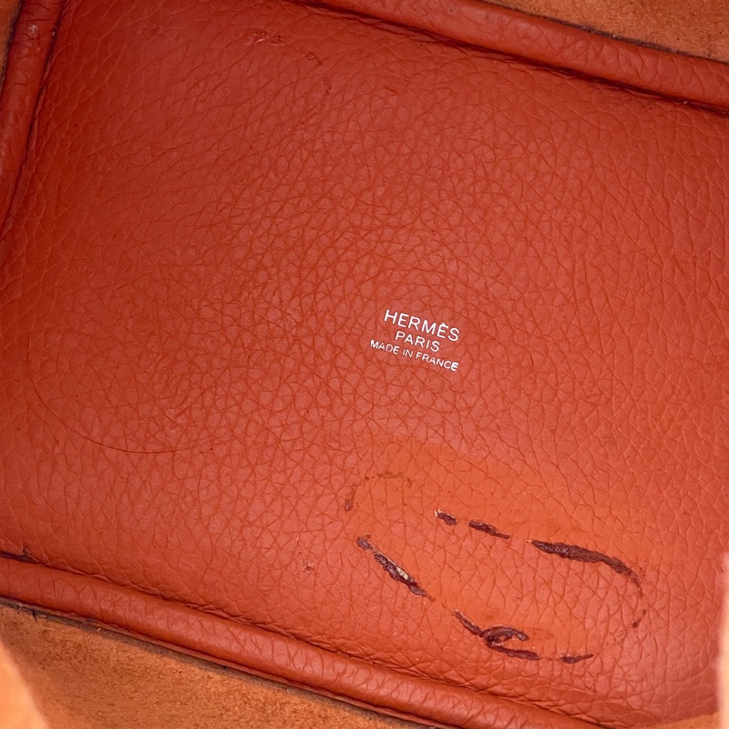 Hermes Picotin18橙色銀扣-10