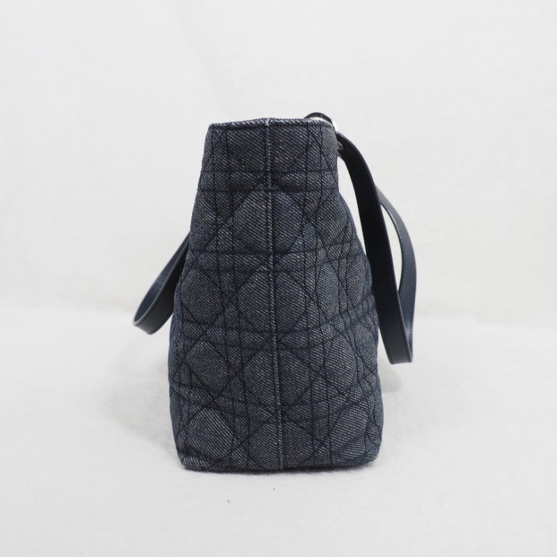 DIOR Cannage Denim tote bag-3