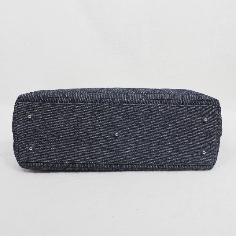 DIOR Cannage Denim tote bag-5