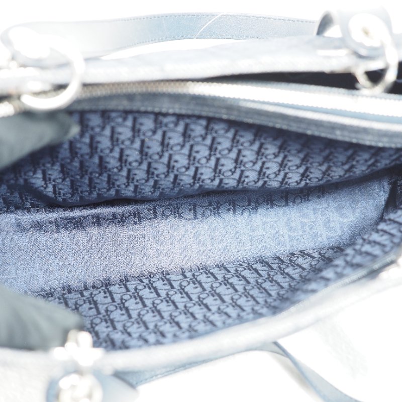 DIOR Cannage Denim tote bag-11