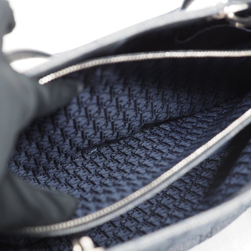 DIOR Cannage Denim tote bag-12