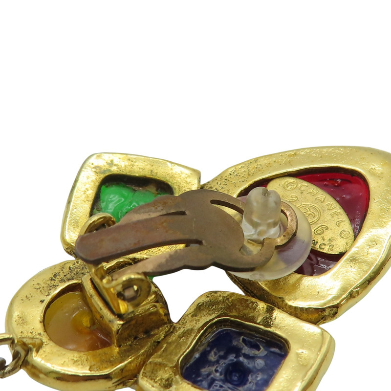 珍珠 金屬 垂墜耳環【CHANEL 香奈兒】-3