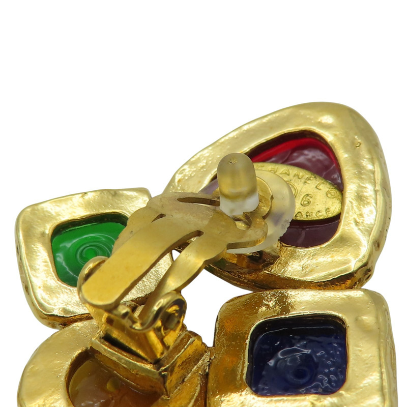 珍珠 金屬 垂墜耳環【CHANEL 香奈兒】-4