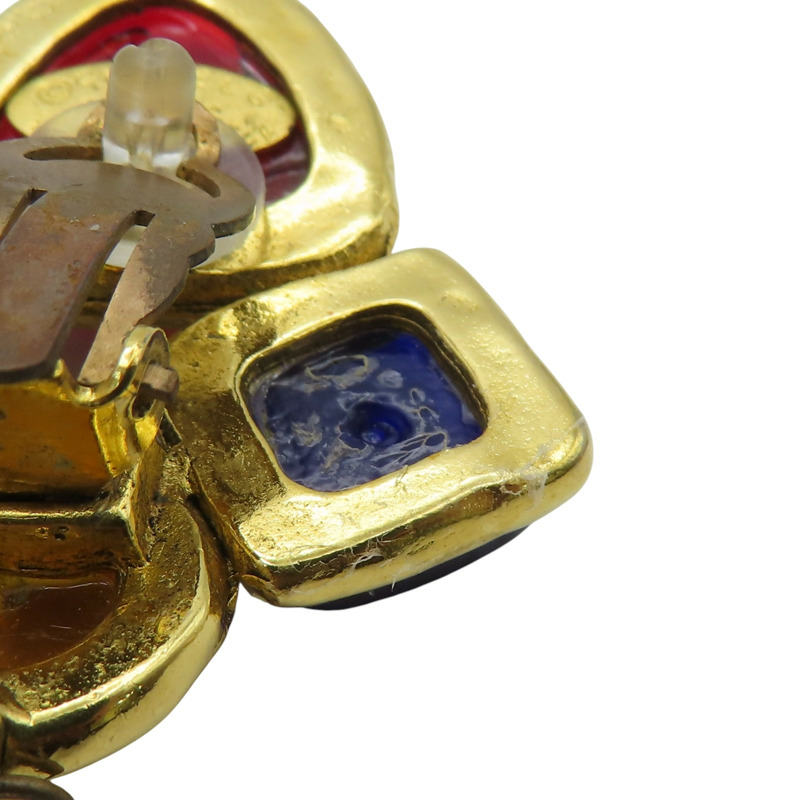 珍珠 金屬 垂墜耳環【CHANEL 香奈兒】-5