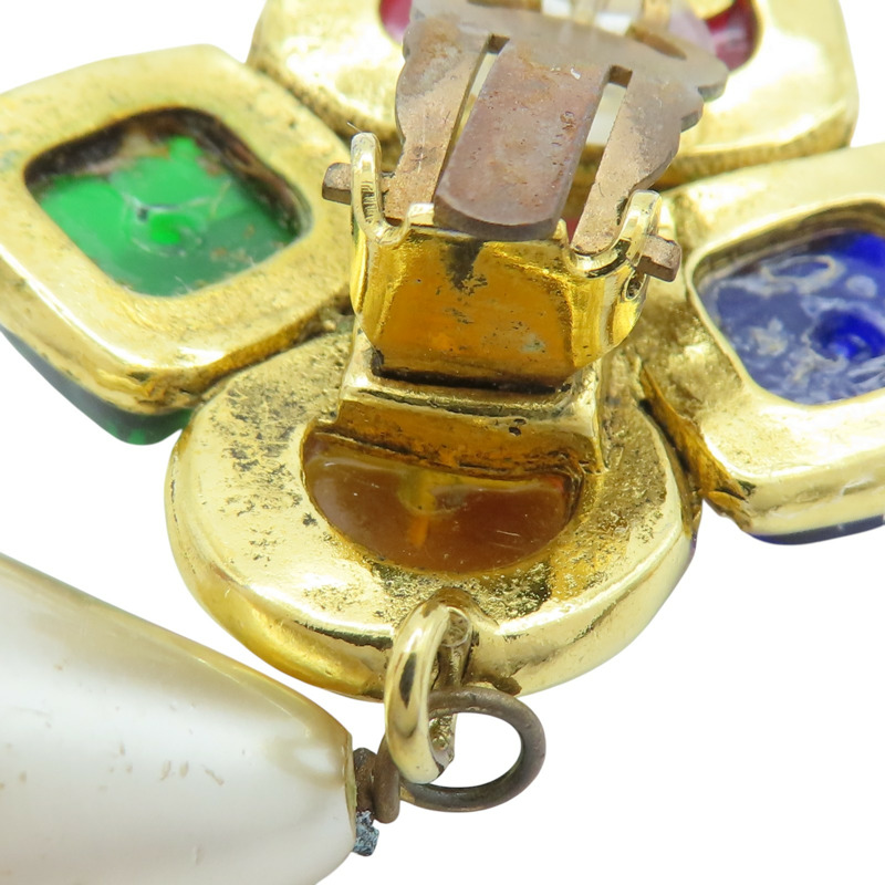 珍珠 金屬 垂墜耳環【CHANEL 香奈兒】-6