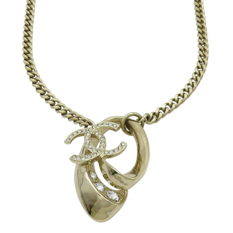 水晶 CC 金屬 項鍊【CHANEL 香奈兒】-0