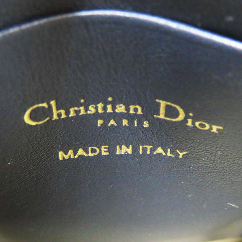 藍色 緹花帆布 手機包 肩背包【Dior 迪奧】-5