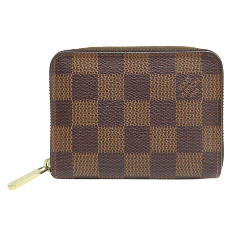 棕色 棋盤格帆布 零錢包 N63070【LOUIS VUITTON LV 路易威登】 N63070
