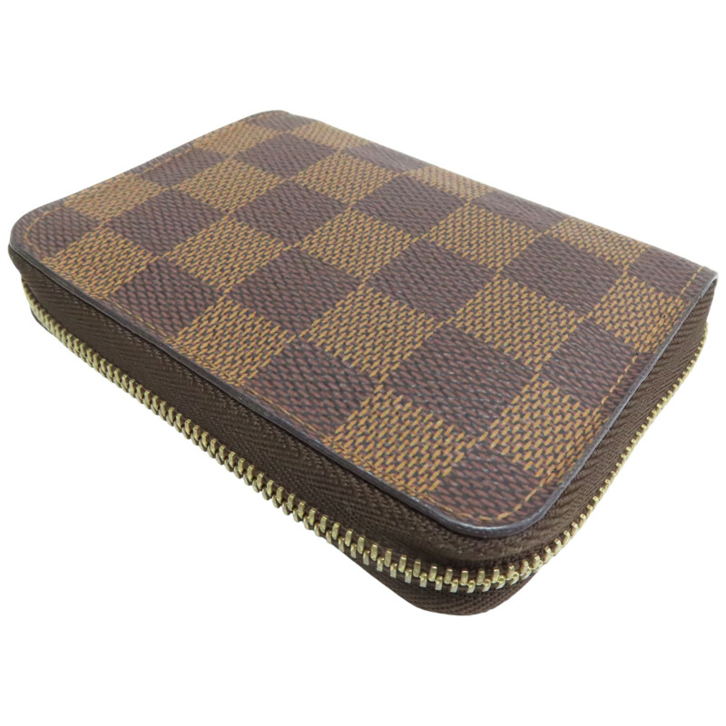 棕色 棋盤格帆布 零錢包 N63070【LOUIS VUITTON LV 路易威登】 N63070-3
