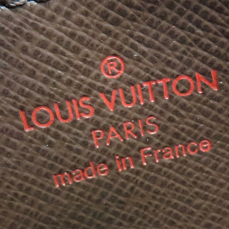 棕色 棋盤格帆布 零錢包 N63070【LOUIS VUITTON LV 路易威登】 N63070-8