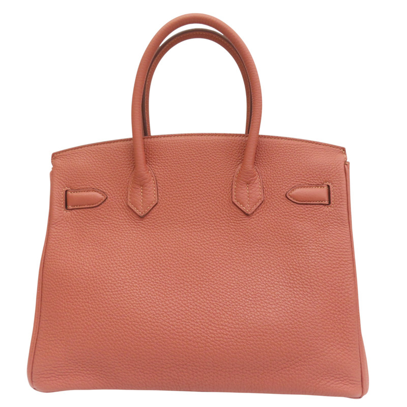 瑰麗粉 TOGO牛皮 Birkin 30 柏金包 手提包 □Q刻 金釦【HERMES 愛馬仕】-1