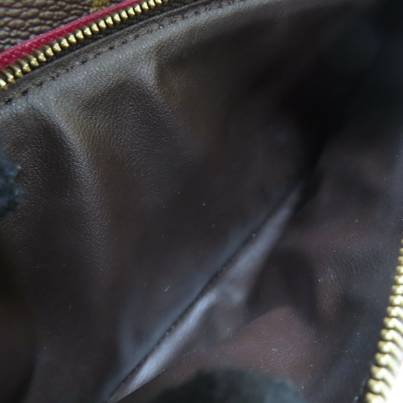 棕色 原花 帆布 Emilie 扣式長夾 M60697【LOUIS VUITTON LV 路易威登】 M60697-7