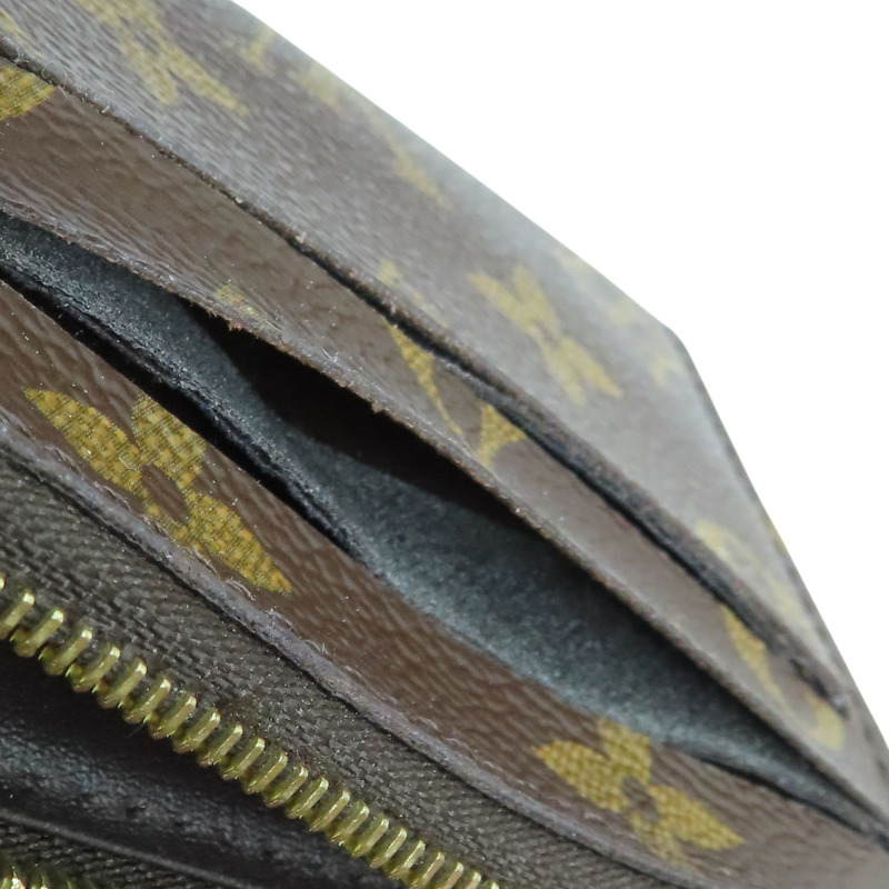 棕色 原花 帆布 Emilie 扣式長夾 M60697【LOUIS VUITTON LV 路易威登】 M60697-17