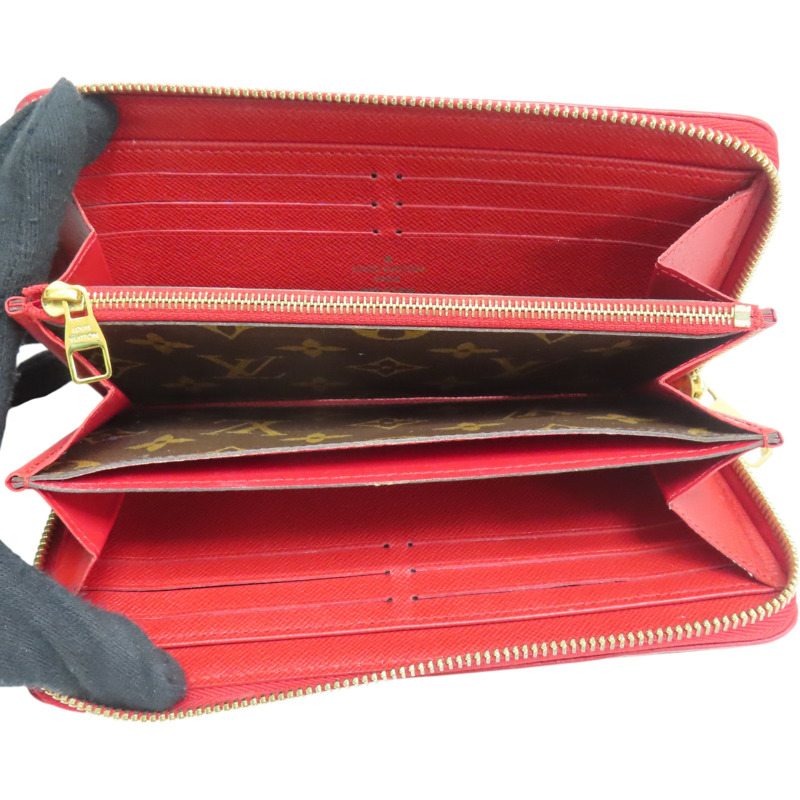 棕色 原花帆布 拉鍊長夾 M61854【LOUIS VUITTON LV 路易威登】 M61854-4