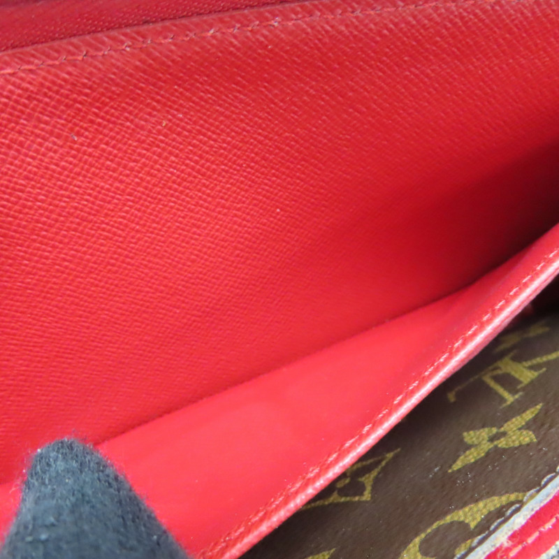 棕色 原花帆布 拉鍊長夾 M61854【LOUIS VUITTON LV 路易威登】 M61854-6